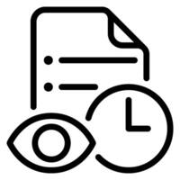 tracking line icon vector