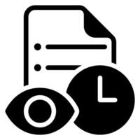 tracking glyph icon vector