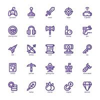 Game Station icon pack for your website, mobile, presentation, and logo design. Game Station icon basic line gradient design. graphics illustration and editable stroke. vector
