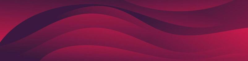 Modern Red Gradient Wave Banner. Add a dynamic touch to your visuals with this abstract design featuring red gradient waves. Perfect for eye-catching headers and promotional banners vector