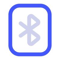 Bluetooth icono para web, aplicación, infografía, etc vector