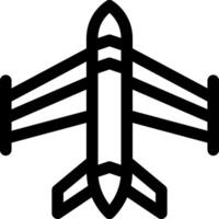 esta icono o logo avión icono o otro dónde todo relacionado a tipo de avión y otros o diseño solicitud software vector