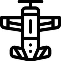 esta icono o logo avión icono o otro dónde todo relacionado a tipo de avión y otros o diseño solicitud software vector