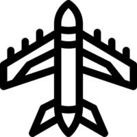 esta icono o logo avión icono o otro dónde todo relacionado a tipo de avión y otros o diseño solicitud software vector