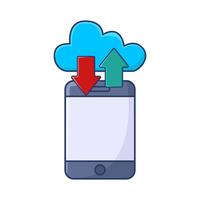 Illustration of smartphone vector