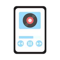 Illustration of music player vector