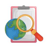 Illustration of global search vector