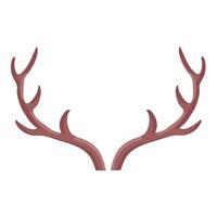 ciervos astas icono clipart avatar logotipo aislado Ilustracion vector