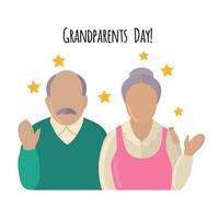 Grandparents day icon clipart avatar logotype isolated illustration vector