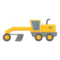 Road grader icon clipart avatar logotype isolated illustration vector