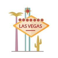 las vegas icono clipart avatar logotipo aislado ilustración vector