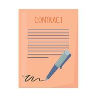 Contract icon clipart avatar logotype isolated illustration vector