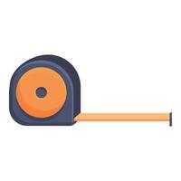 Measurement tape icon cartoon . Service tool vector