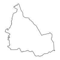samburu condado mapa, administrativo división de Kenia. ilustración. vector