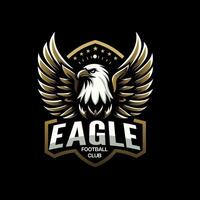 eagle minimalistic logo design vector