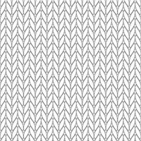 Seamless knit black and white texture. vector