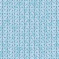 Seamless knit blue texture. vector