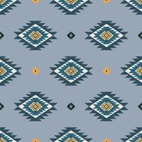 étnico tribal tradicional geométrico rombo cuadrado zig zag forma sin costura modelo marrón crema color antecedentes. utilizar para tela, textil, interior decoración elementos, tapicería, envase. Pro vector