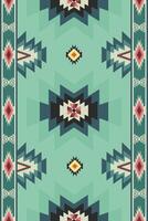 Embroidery Cross Stitch. Ethnic Patterns. Pixel Horizontal Seamless . Geometric Ethnic Indian pattern. Native Ethnic pattern. Cross Stitch Border. Texture Textile Fabric Clothing Knitwear print. vector