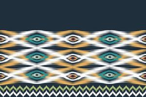 African Ikat paisley embroidery.geometric ethnic oriental seamless pattern traditional on white background.Aztec style abstract illustration.design for texture,fabric,clothing,wrapping,carpet. vector