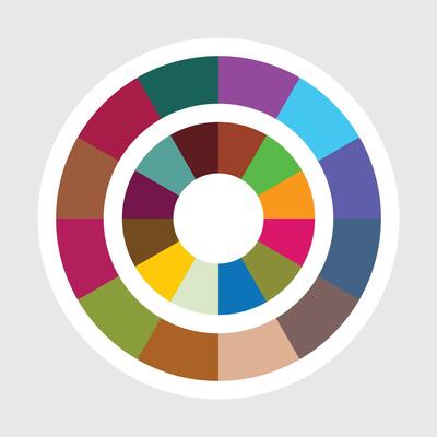 Color Combination Scheme infographic template