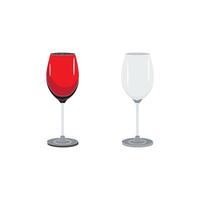 Wine icon symbol. Wine glass icon with wine. Isolated sign glass of wine on light brown background. illustration. vector