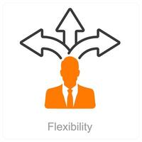 Flexibility and agility icon concept vector