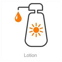 Lotion and cream icon concept vector