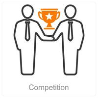 Competition and award icon concept vector