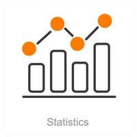 Statistics and analyze icon concept vector