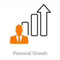 Personal Growth and development icon concept vector