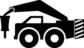 surface crane construction vehicle vector