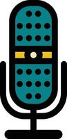 microphone illustration design vector