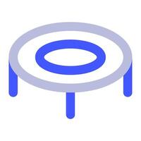 Trampoline icon for web, app, infographic, etc vector