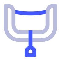Equestrian Saddle icon for web, app, infographic, etc vector