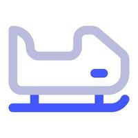 Bobsled icon for web, app, infographic, etc vector