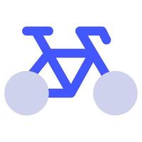 triatlón bicicleta icono para web, aplicación, infografía, etc vector