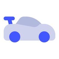 carreras coche icono para web, aplicación, infografía, etc vector