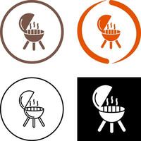 barbacoa icono diseño vector