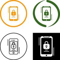 Lock Icon Design vector