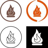 diseño de icono de fuego vector