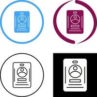 Office Card Icon Design vector