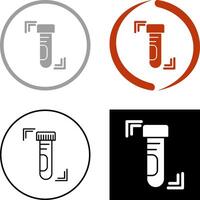 Test Tube Icon Design vector