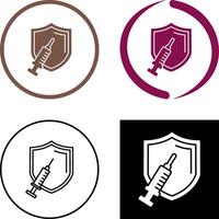 Vaccination Icon Design vector