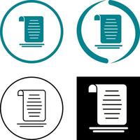 Document Icon Design vector