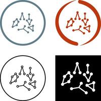 Constellation Icon Design vector