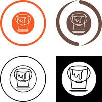 Paint Bucket Icon Design vector