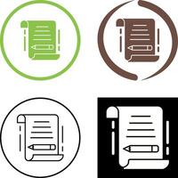 Write Icon Design vector