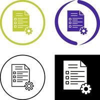 Test Icon Design vector