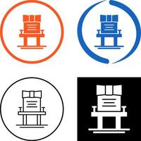 Chair Icon Design vector